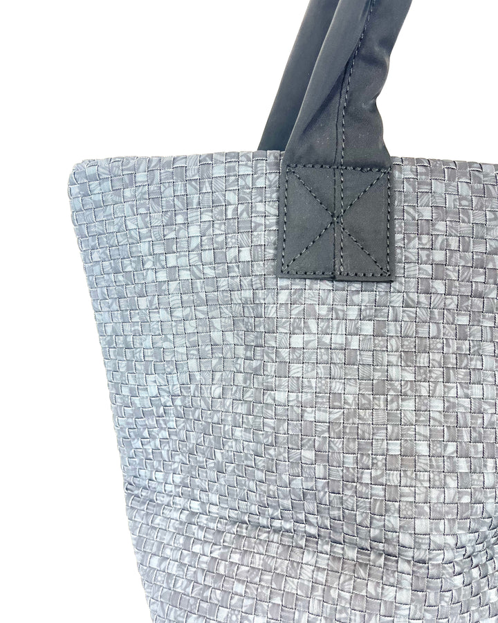 Dark Grey Texture Small Tote Bag