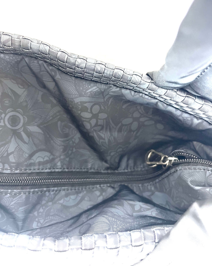 Dark Grey Texture Small Tote Bag