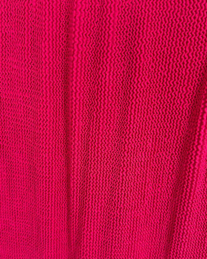 Hot Pink Texture Skirt - Small