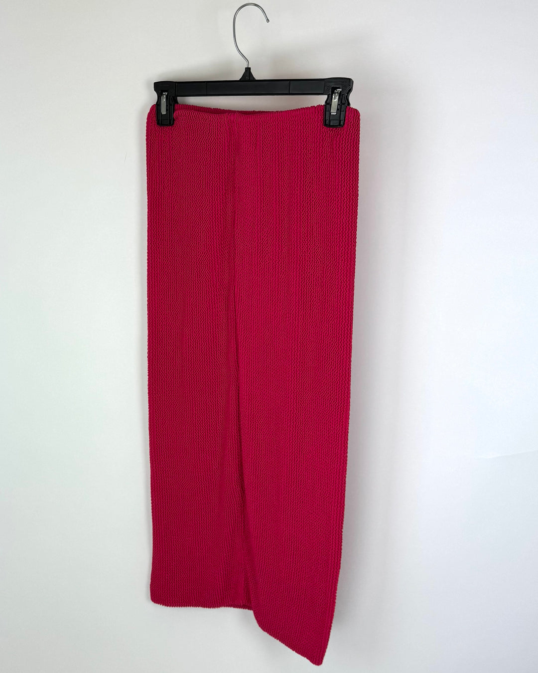 Hot Pink Texture Skirt - Small