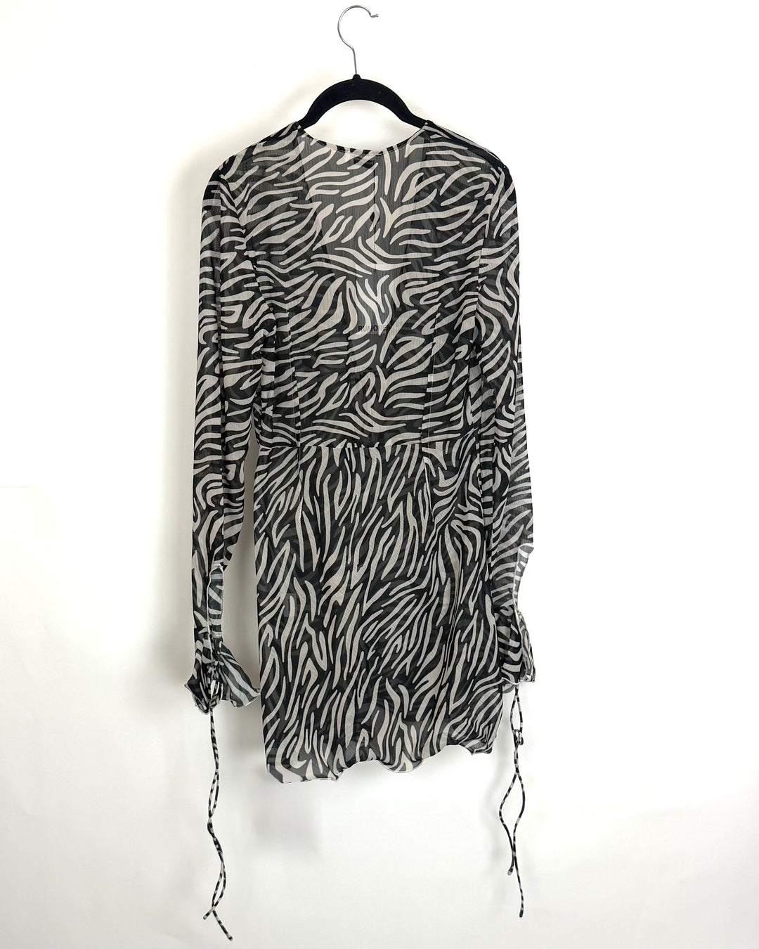Zebra Print Sheer Cover Up - Size 0/2 and Size 2/4