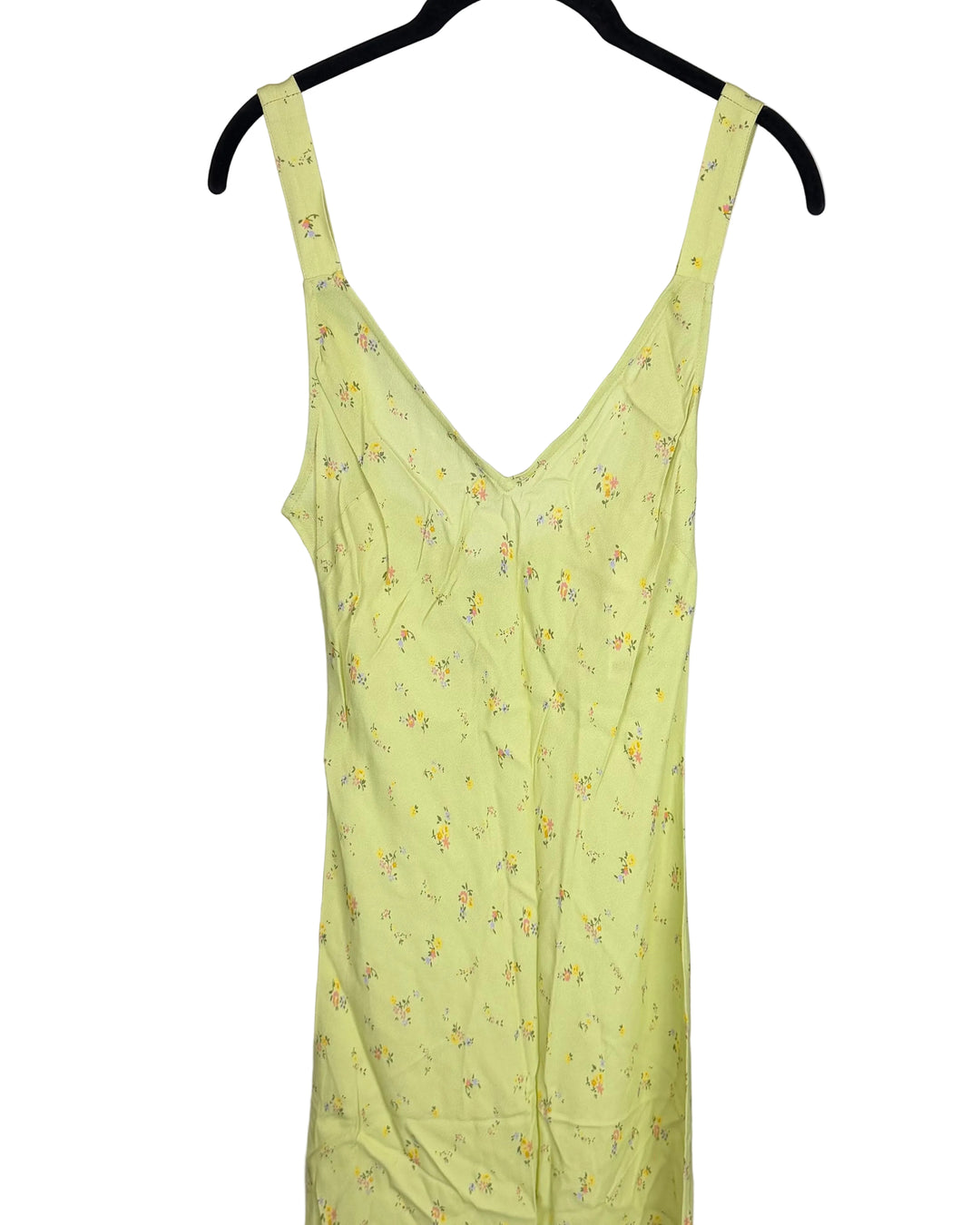 Lime Green Floral Dress - Size 0/2 and Size 2/4