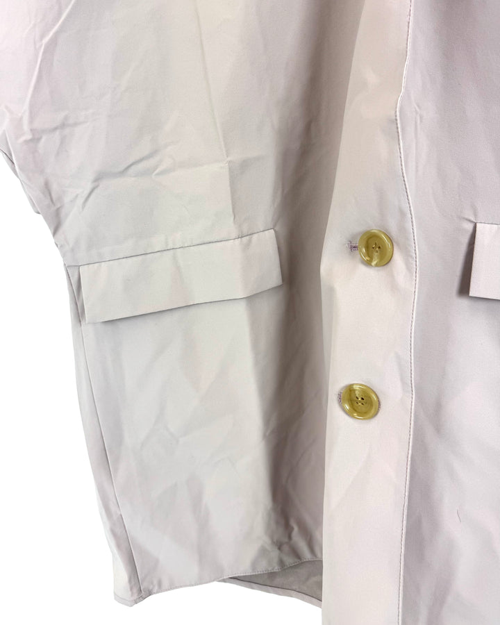 Light Mauve Short Sleeve Raincoat - Size 6 - 10