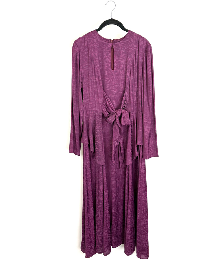 Purple Printed Dress - Size 6/8