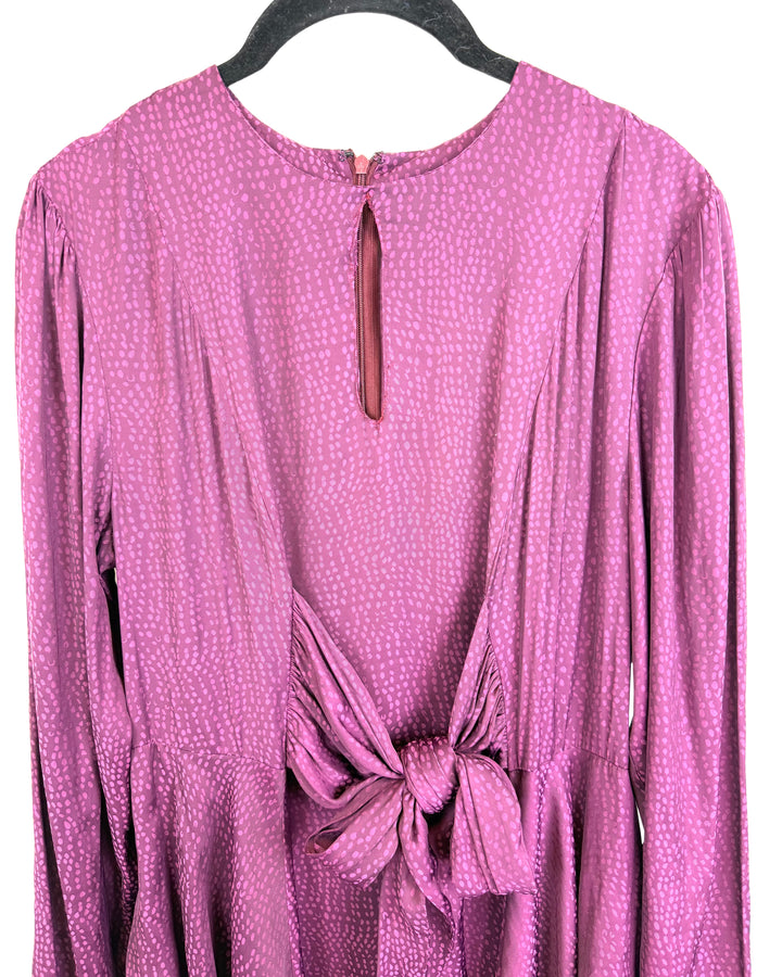 Purple Printed Dress - Size 6/8