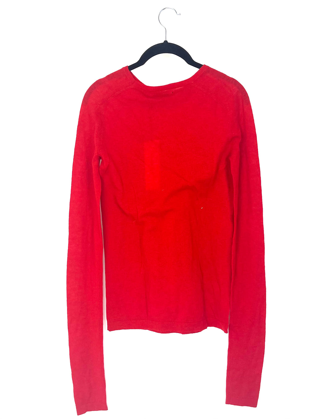 Red Long Sleeve Sweater - Small