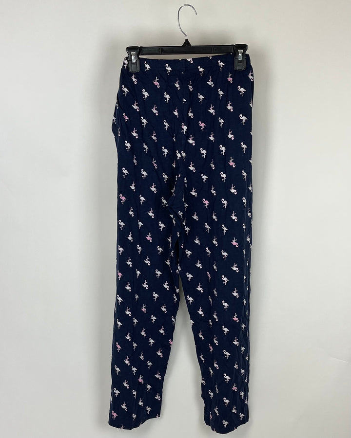 Flamingo Print Pajama Pants - Small and 1X