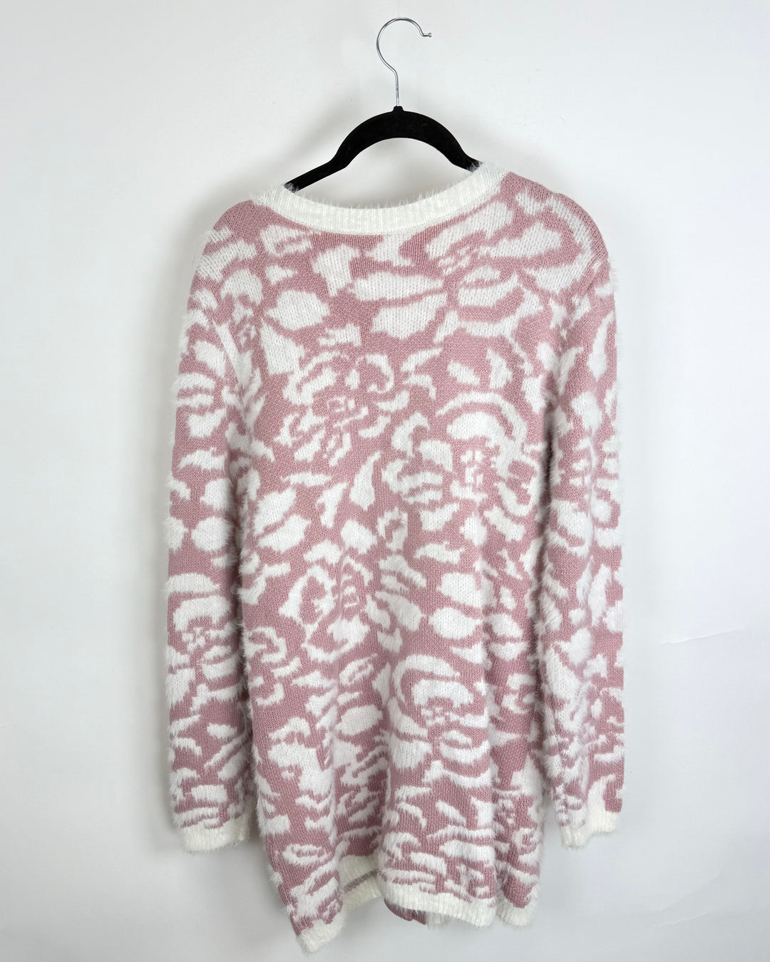 Pink Abstract Cardigan - Size 4/6