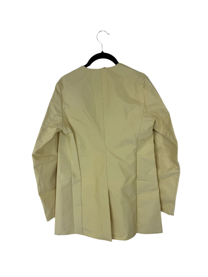 Butter Yellow Straight Fit Raincoat - Size 0-6
