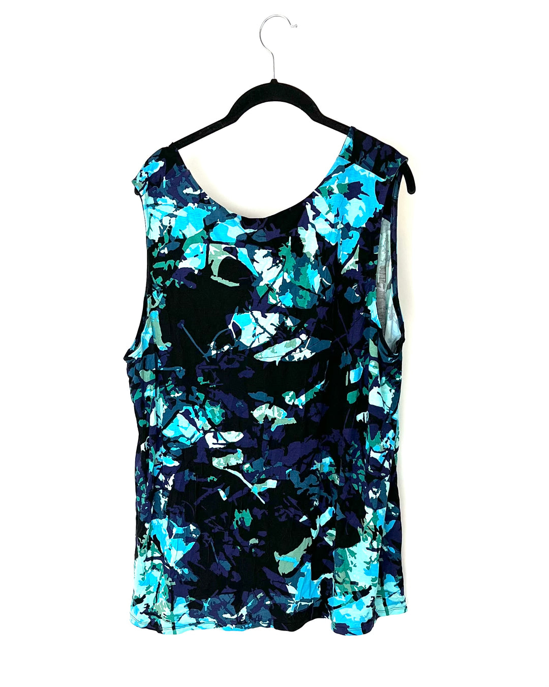 Blue Abstract Sleep Top - Size 18W