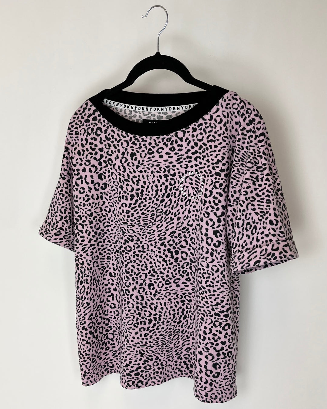 Pink Animal Print Lounge Top - Small