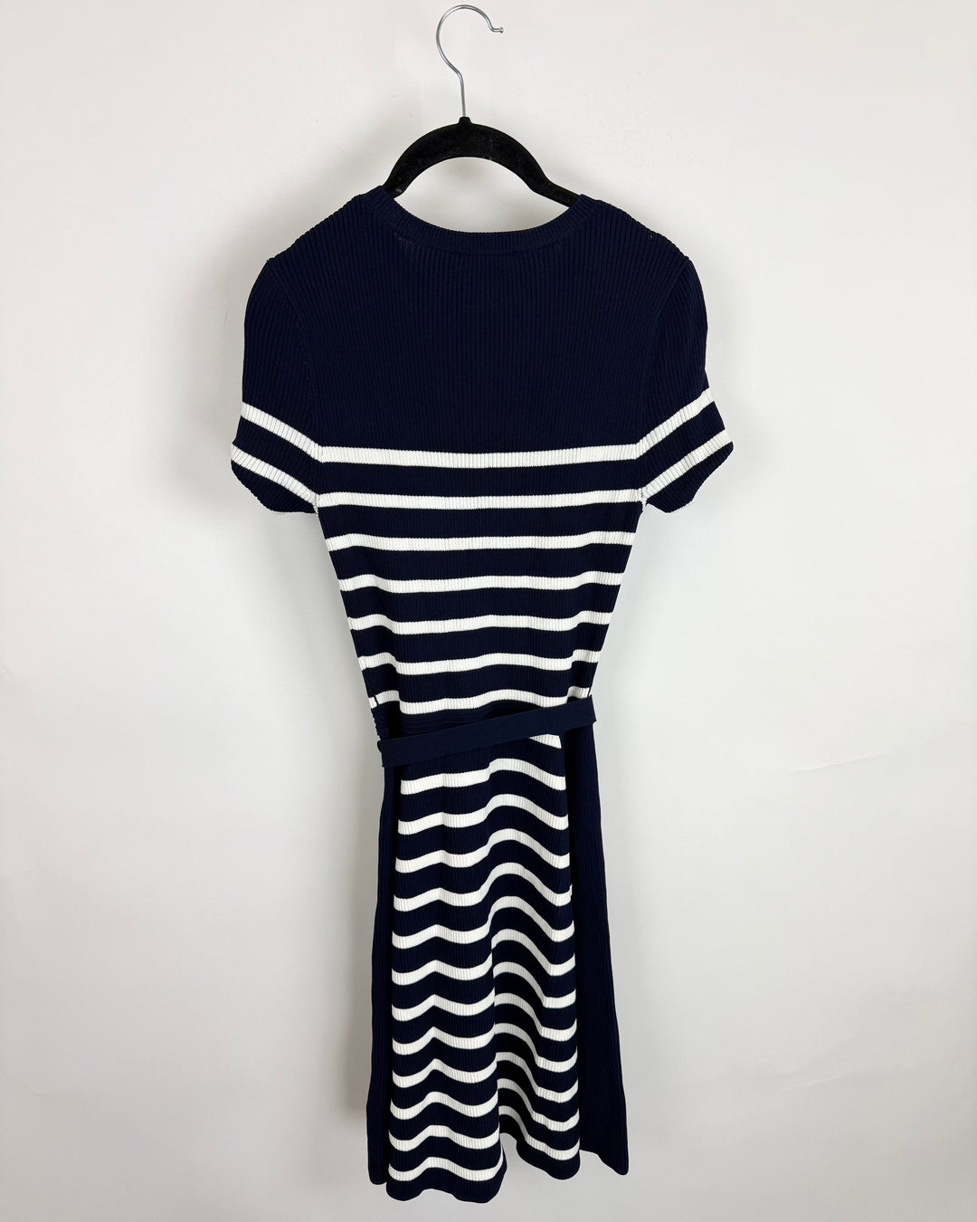 Navy Striped Dress - Size 4/6