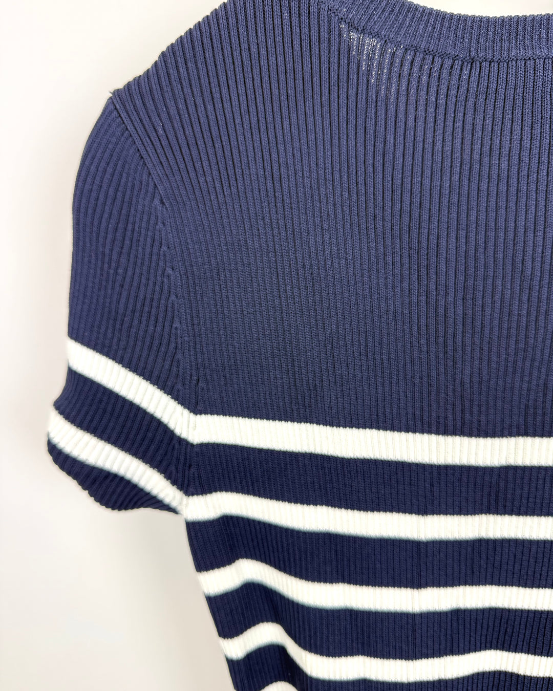 Navy Striped Dress - Size 4/6