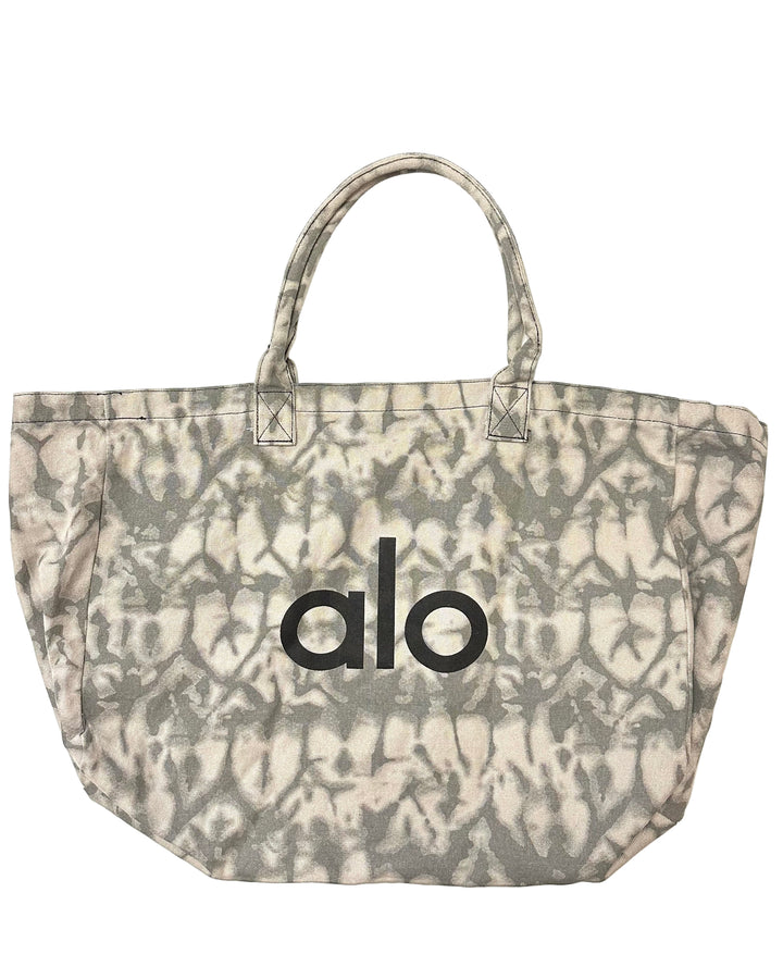 Alo Grey Pattern Tote Bag
