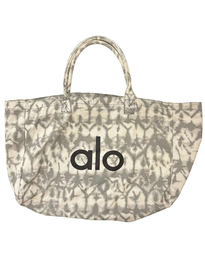 Alo Grey Pattern Tote Bag