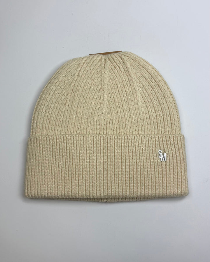 Cream Beanie - One Size