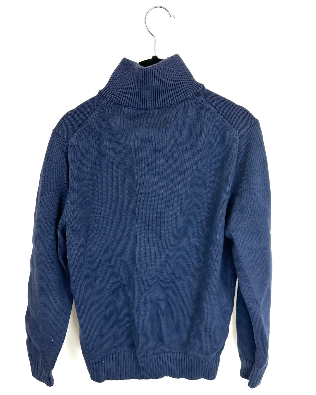 J Crew Navy Half Zip Sweater - Small