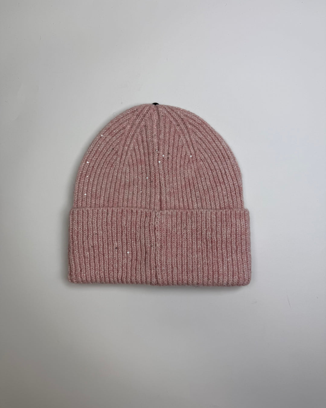 Pink Sequin Winter Hat - One Size