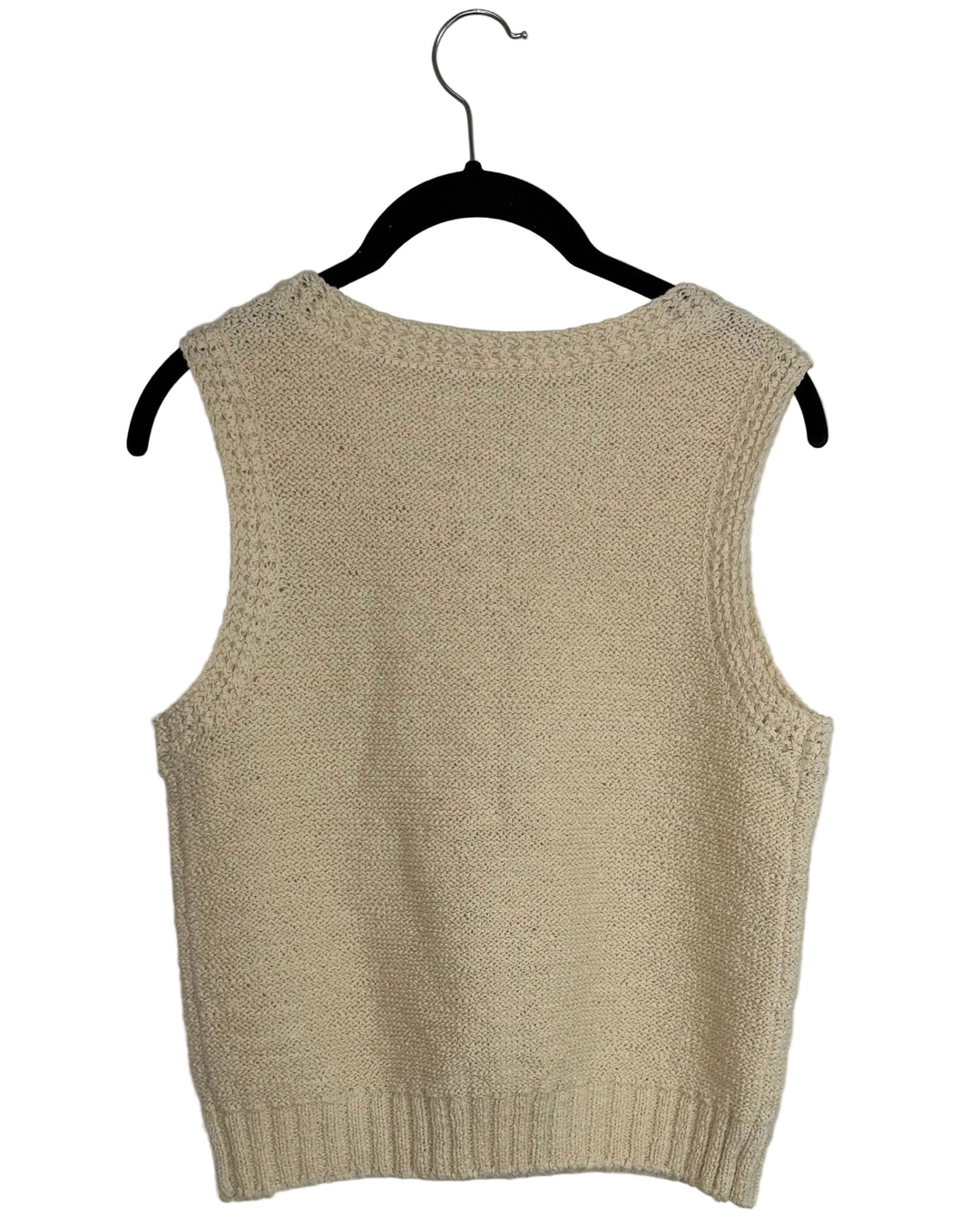 Soft Cream Knit Sweater - Size 6/8