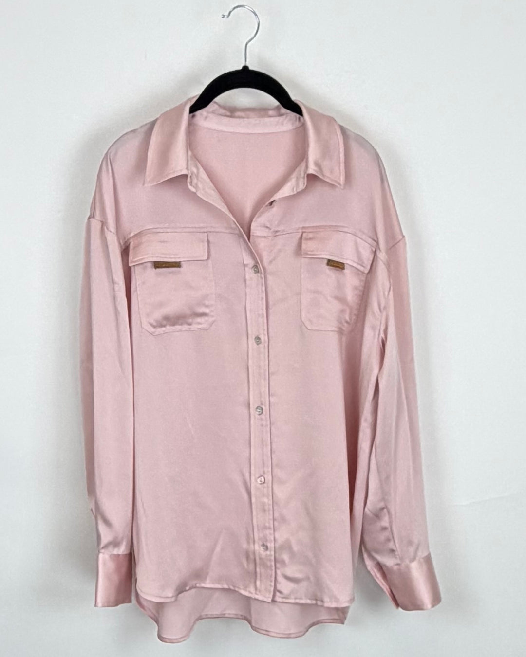Blush Pink Button-Up - Size 8/10