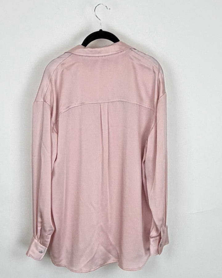 Blush Pink Button-Up - Size 8/10