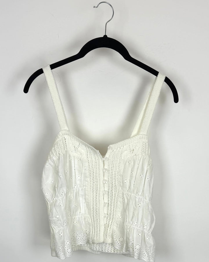White Knit Top - Size 4/6