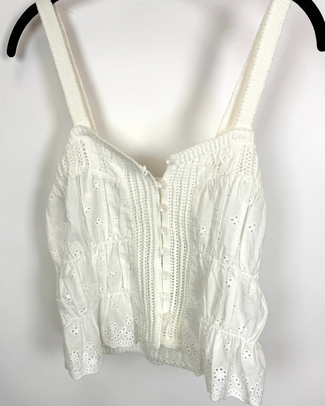 White Knit Top - Size 4/6
