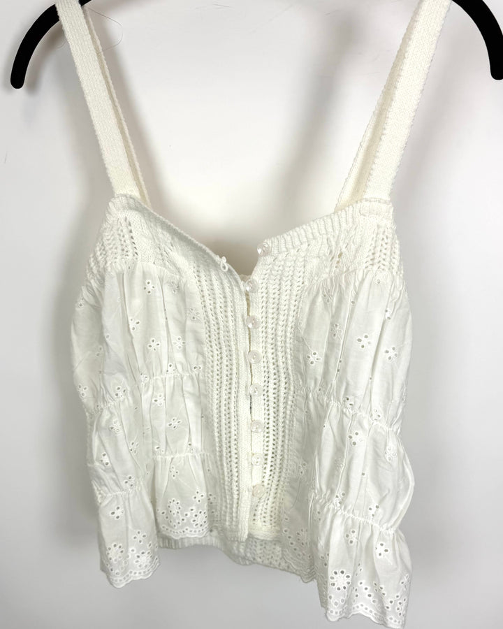 White Knit Top - Size 4/6