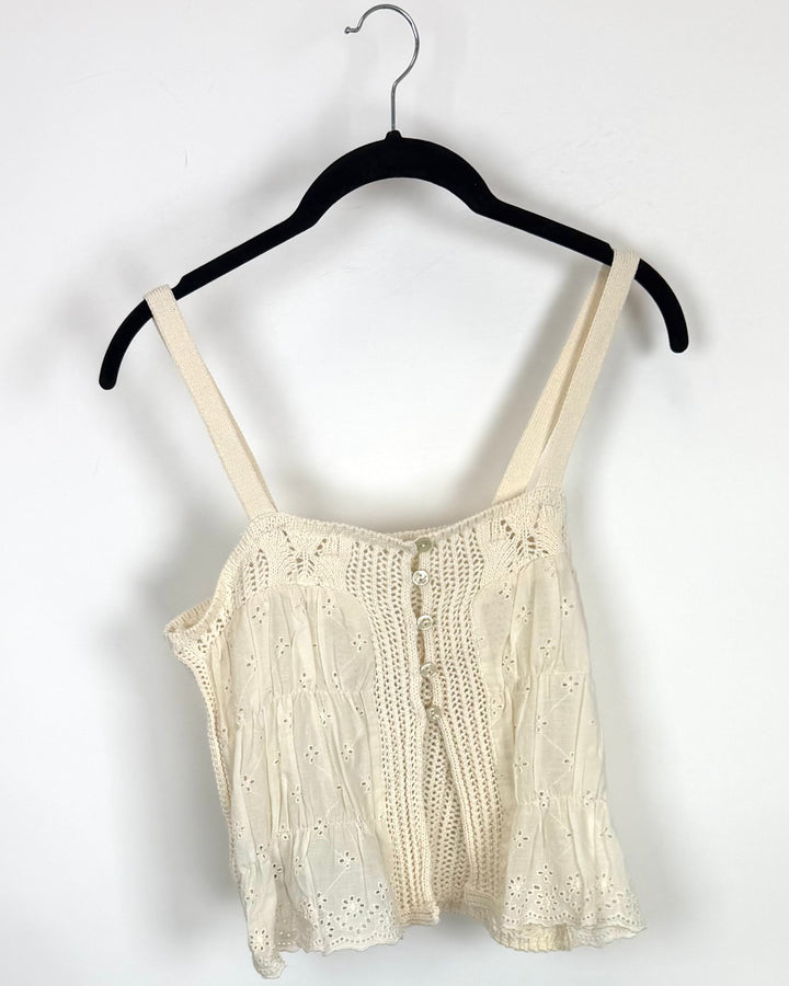 Off White Knit Top - Size 4/6