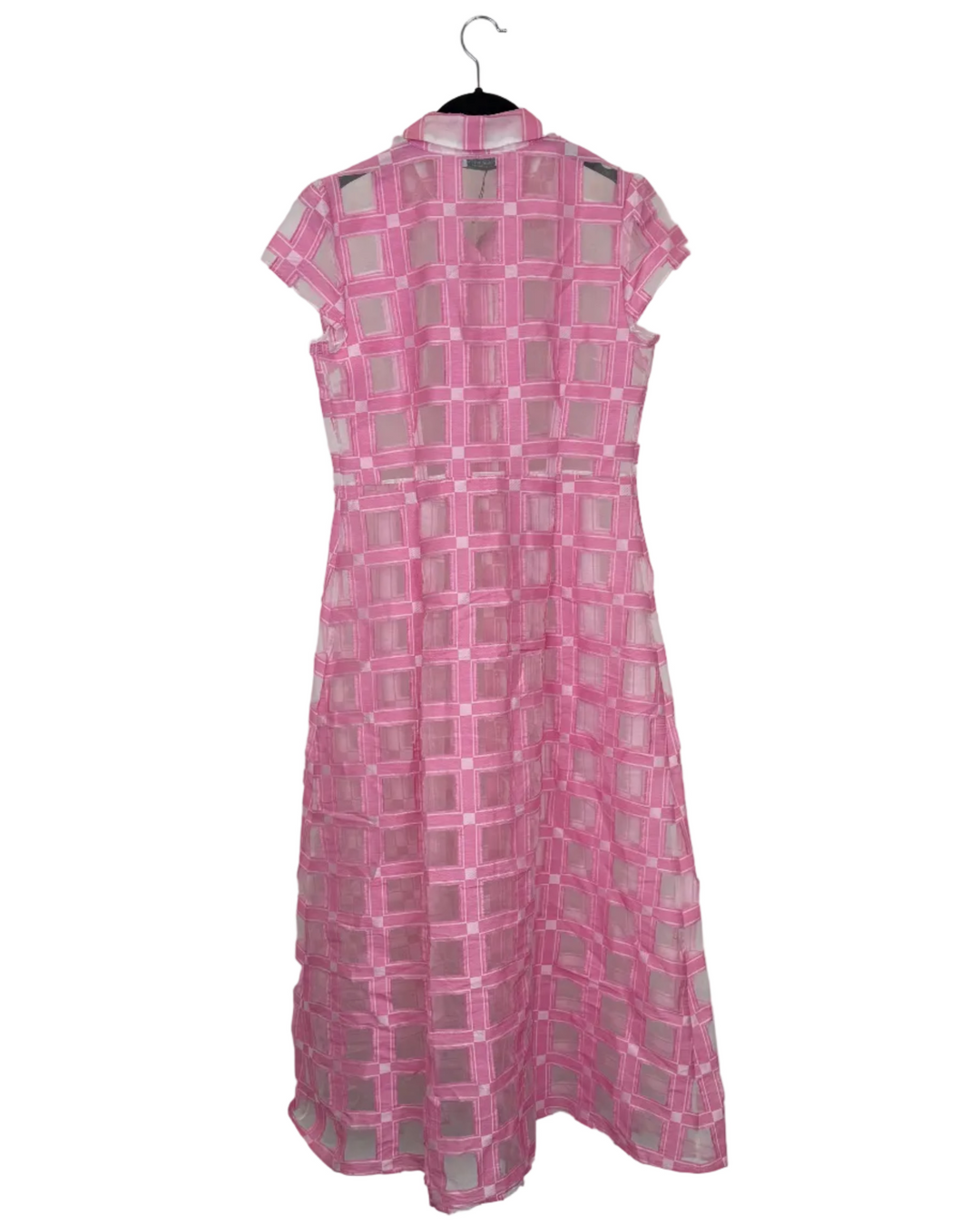 Pink Sheer Long Dress - Size 4/6