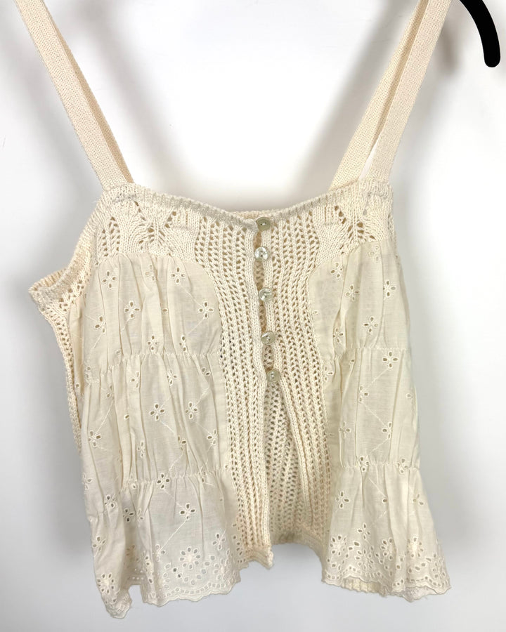 Off White Knit Top - Size 4/6