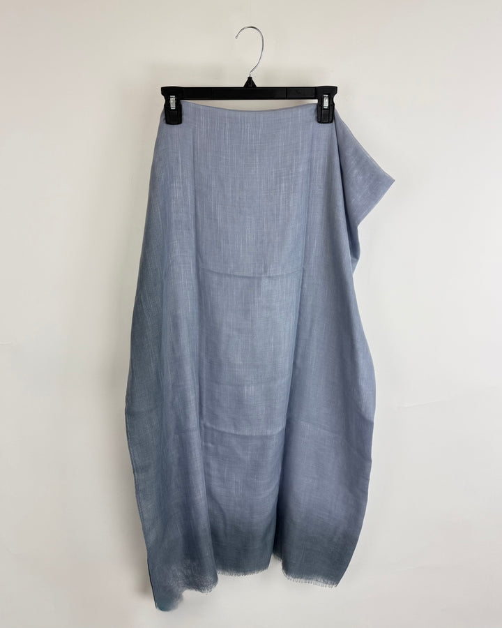 Light Blue Oblong Scarf- One size fits all