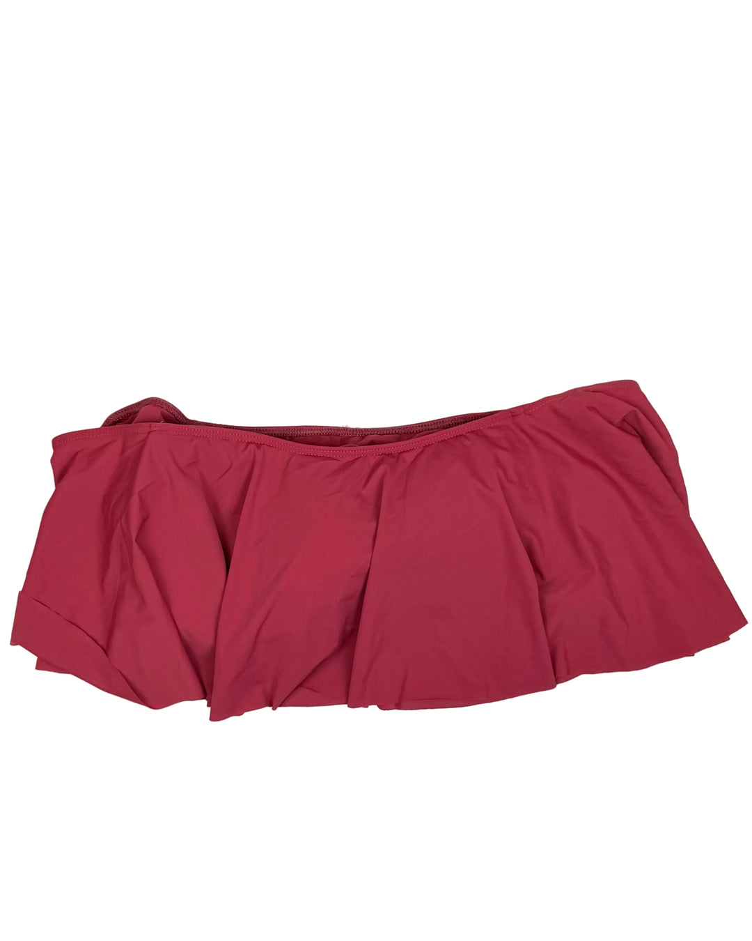 Raspberry Pink Ruffle Bandeau Bikini Top - Extra Large