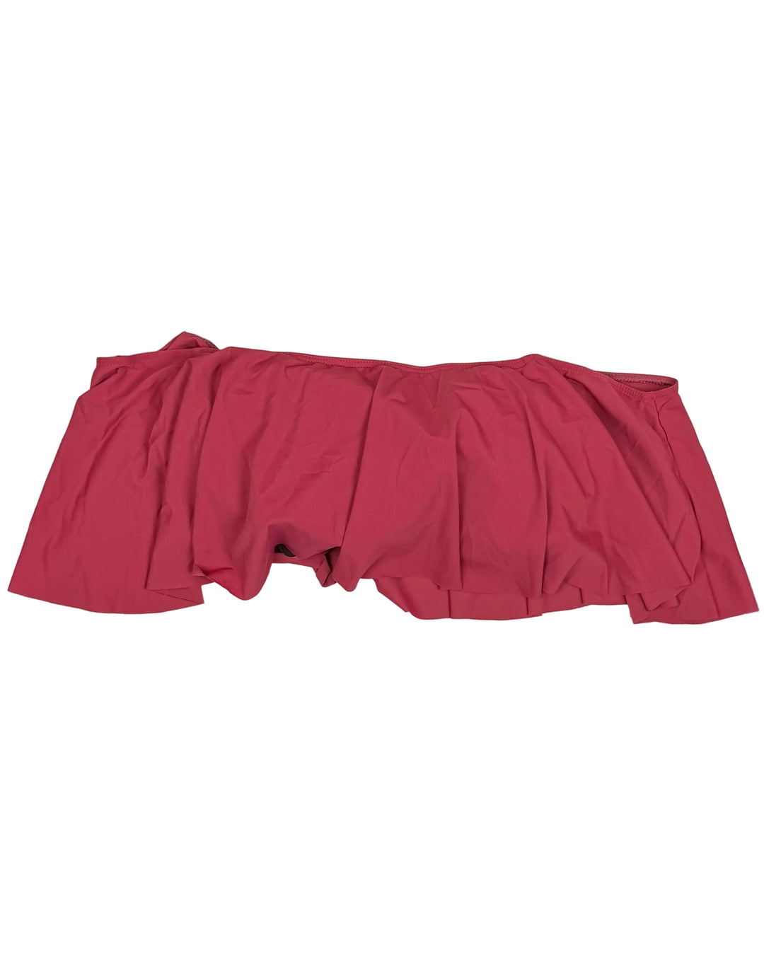 Raspberry Pink Ruffle Bandeau Bikini Top - Extra Large