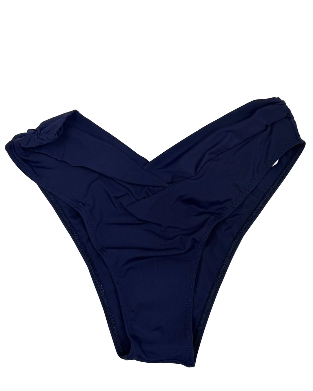 Midnight Blue V-Cut Cheeky Bikini Bottoms - S-L