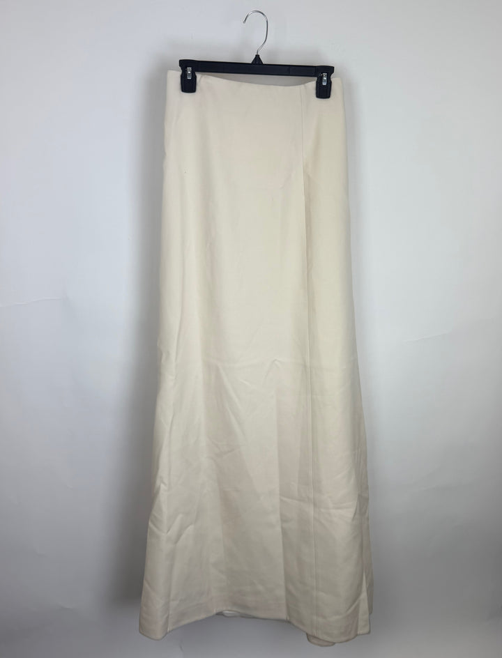 Strapless Cream Dress - Size 2