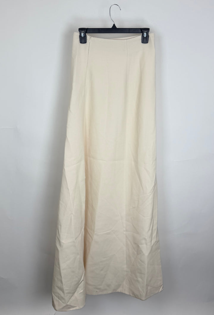Strapless Cream Dress - Size 2