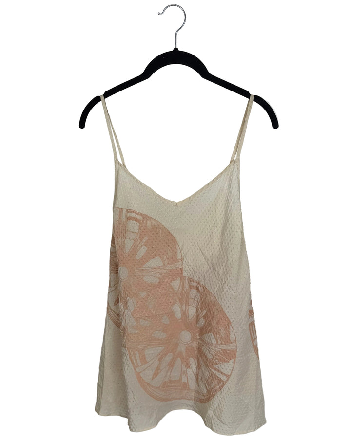 Orange Seashell Tank Top - Size 2/4