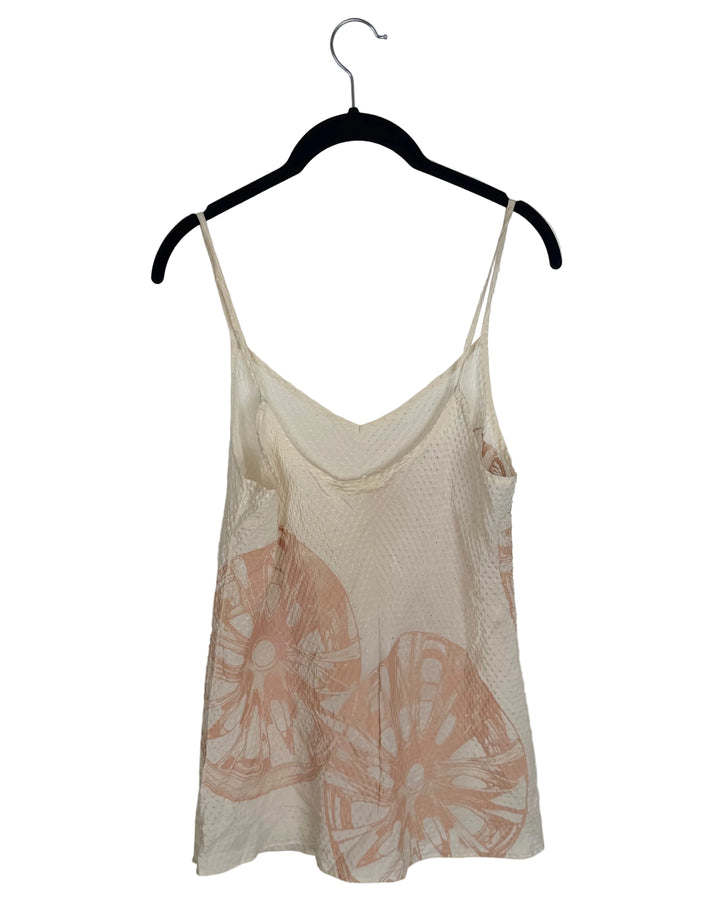 Orange Seashell Tank Top - Size 2/4