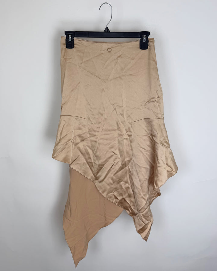 Champagne Flowy Skirt - Size 2/4