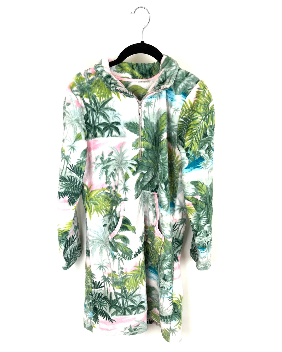 Tropical Quarter Zip Robe - Small