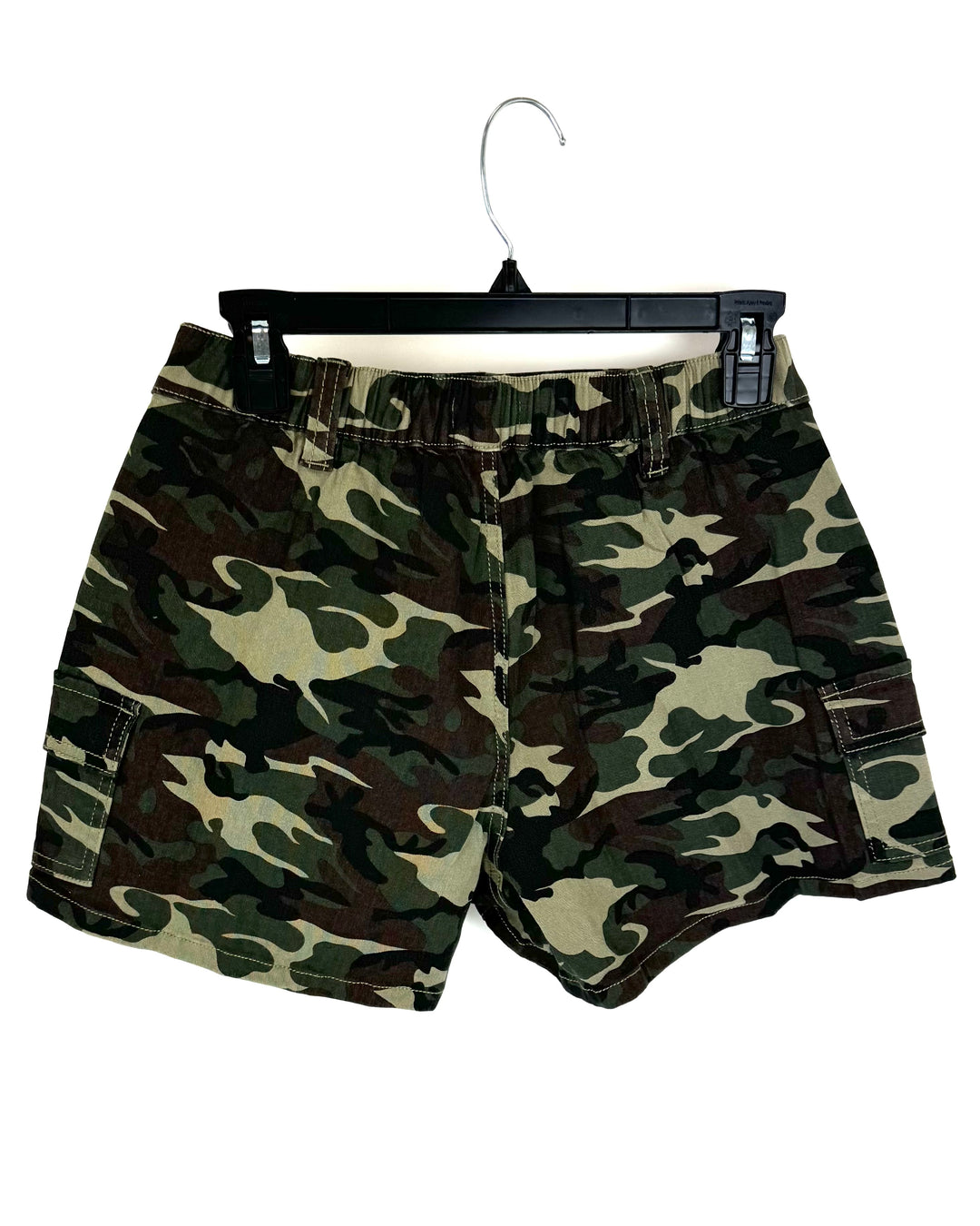 Camo Green Cargo Shorts - Size 4/6