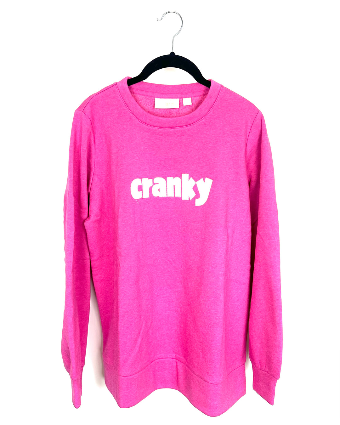 Pink "Cranky" Fleece Interior Top - Size 4/6