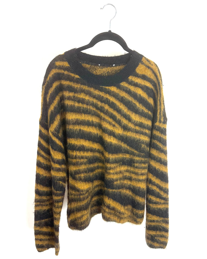 Black Printed Sweater 6/8