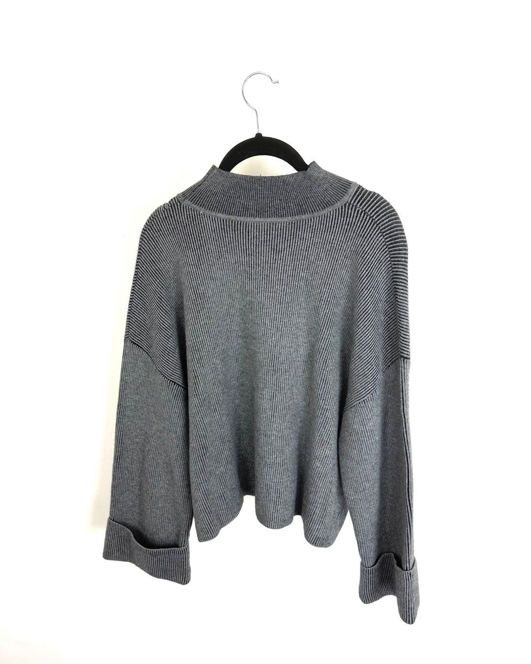 Gray Cropped Sweater - Size 4/6