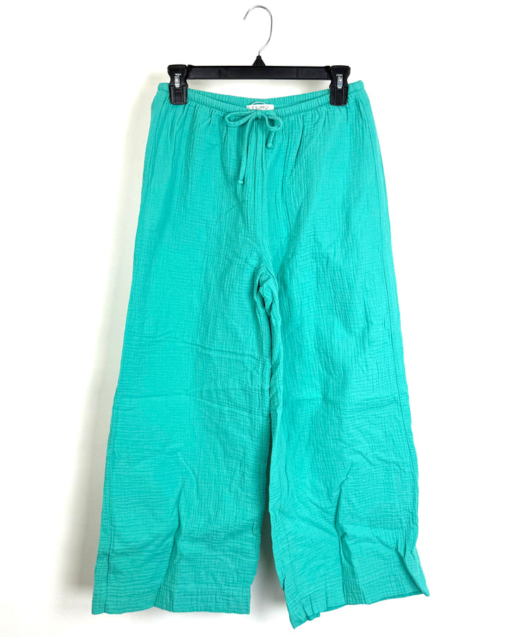 Teal Cropped Pants - Size 2/4