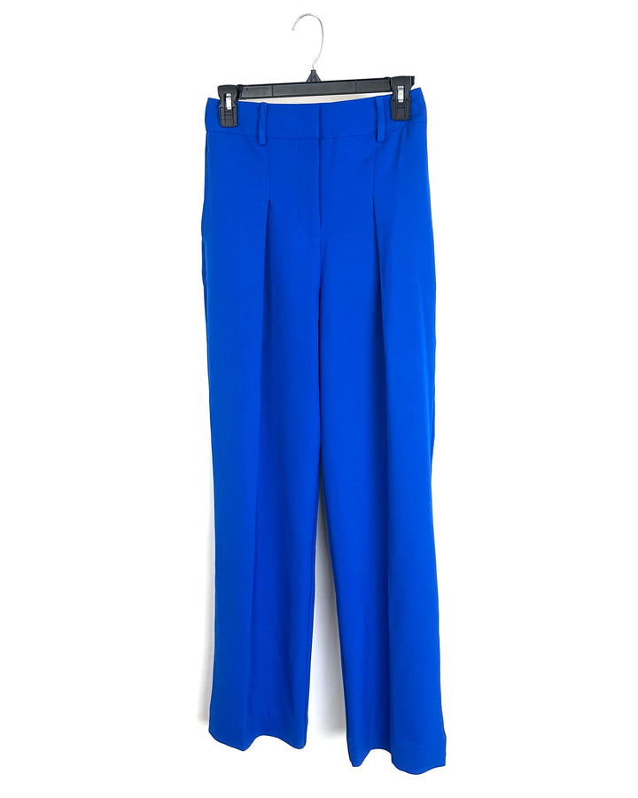 Bold Blue Tailored Pant- 2/4