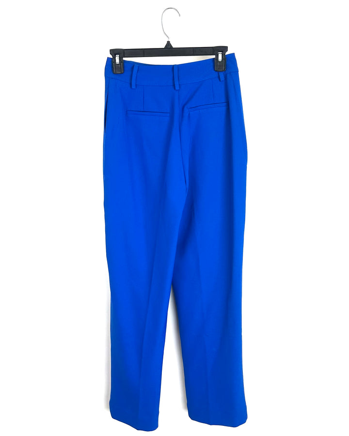 Bold Blue Tailored Pant- 2/4