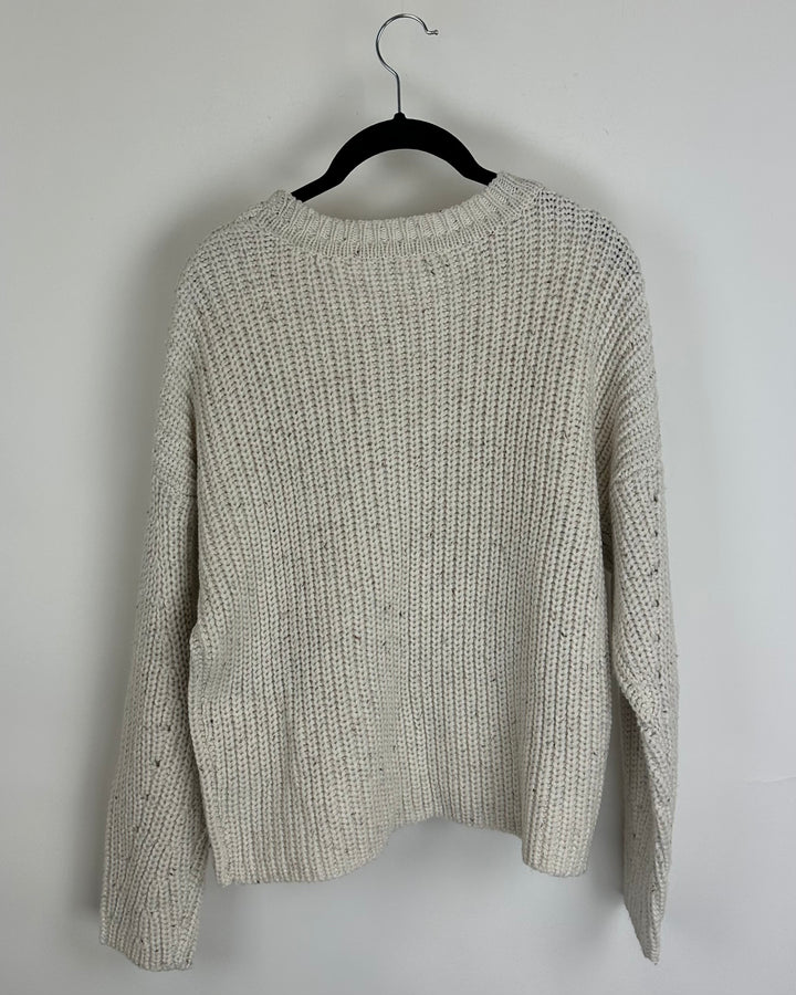 Cream Chunky Sweater - Size 2/4
