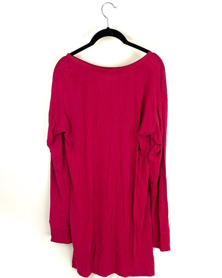 Hot Pink Logo Nightgown - Size 6/8